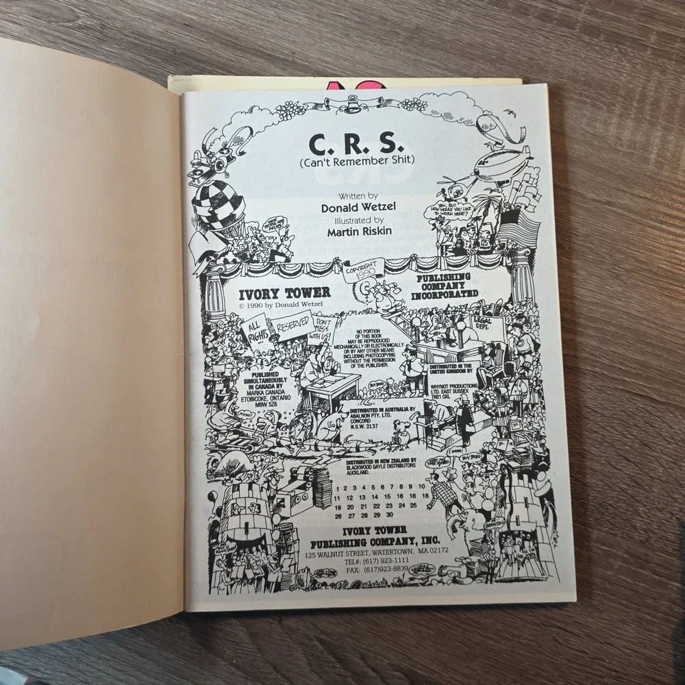 Vintage Birthday Dirty Humor Books CRS & As Old As You Feel 80s 90s